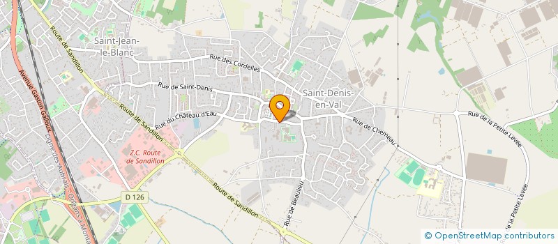localisation de l'entreprise SCM MEDICALE DE L'ENCLUME à SAINT-DENIS-EN-VAL