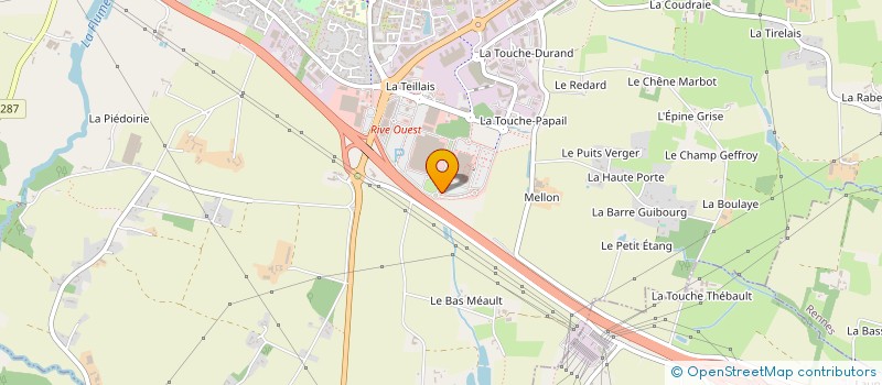 localisation de l'entreprise SCM MEDICALE DE LA GIRAUDAIS à PACE