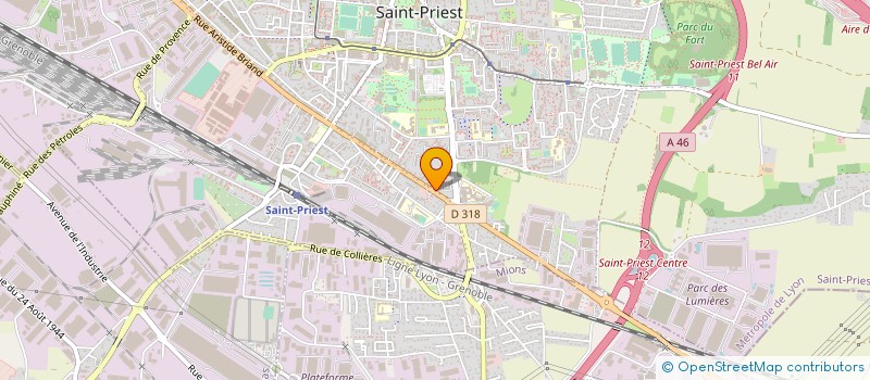 localisation de l'entreprise SCM MEDICALE DE LA SAYTE  SAINT-PRIEST