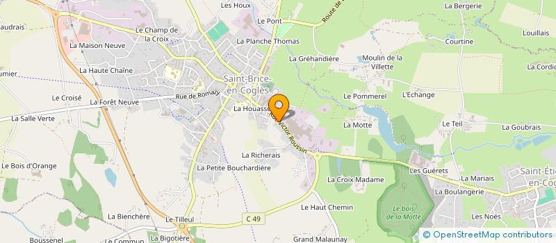 localisation de l'entreprise SCM MEDICALE DE SAINT BRICE à MAEN ROCH