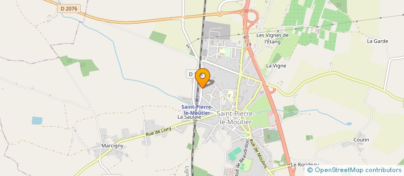 localisation de l'entreprise SCM MEDICALE DE SAINT PIERRE à SAINT-PIERRE-LE-MOUTIER