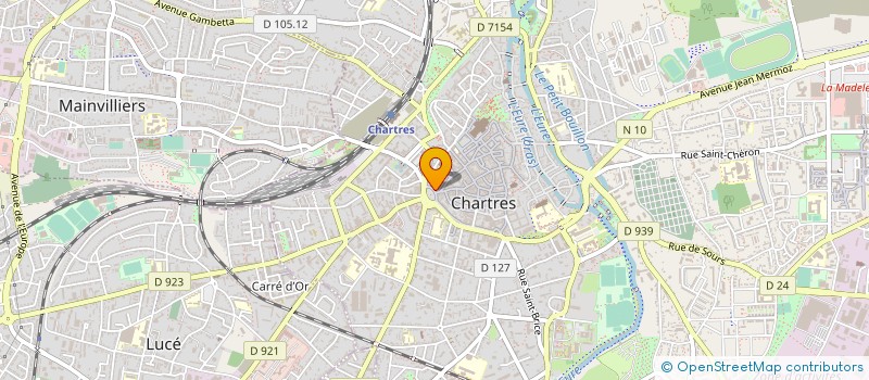 localisation de l'entreprise SCM MEDICALE DES EPARS à CHARTRES
