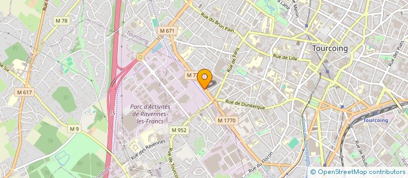 localisation de l'entreprise SCM MEDICALE DES FRANCS à TOURCOING
