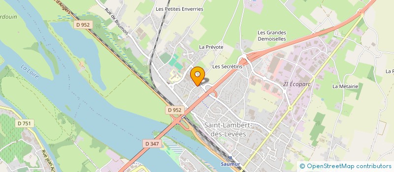 localisation de l'entreprise SCM MEDICALE DES MARAICHERS à SAUMUR