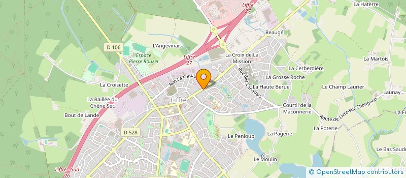 localisation de l'entreprise SCM MEDICALE DU CENTRE à LIFFRE