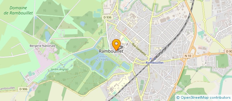 localisation de l'entreprise SCM MEDICALE DU CHATEAU à RAMBOUILLET