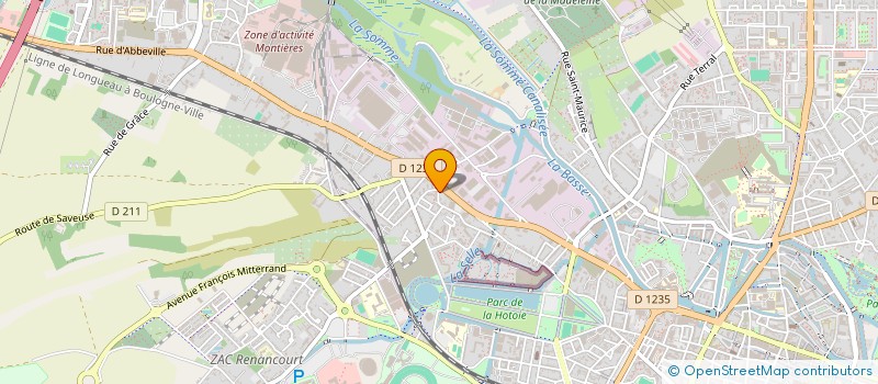 localisation de l'entreprise SCM MEDICALE DU FAUBOURG à AMIENS