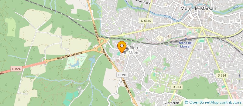 localisation de l'entreprise SCM MEDICALE DU PARC  SAINT-PIERRE-DU-MONT