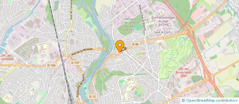 localisation de l'entreprise SCM MEDICALE DU SAUT LE CERF à EPINAL