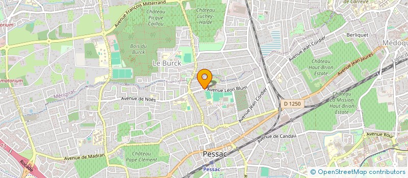 localisation de l'entreprise SCM MEDICALE ET PARA MEDICALE à PESSAC