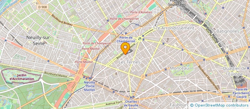 localisation de l'entreprise SCM MEDICALE FARADAY  PARIS