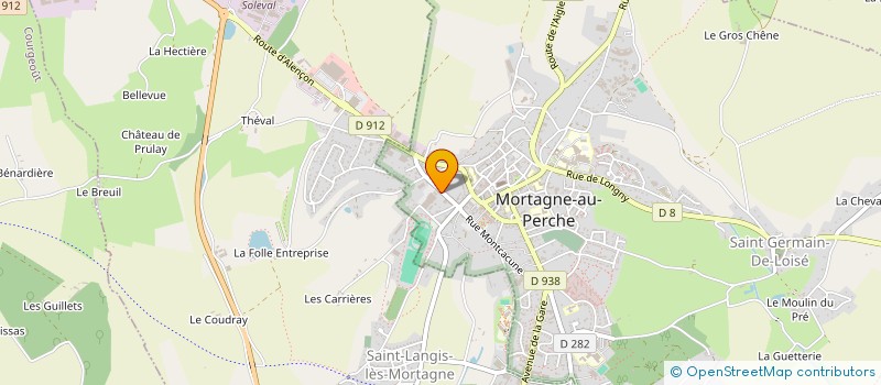 localisation de l'entreprise SCM MEDICALE FERDINAND DE BOYERES à MORTAGNE-AU-PERCHE