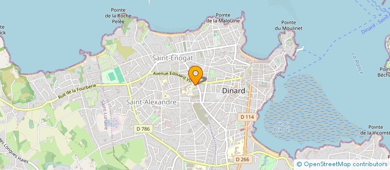 localisation de l'entreprise SCM MEDICALE GARDINER  DINARD