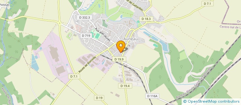 localisation de l'entreprise SCM MEDICALE HORUS à AUNEAU-BLEURY-SAINT-SYMPHORIEN