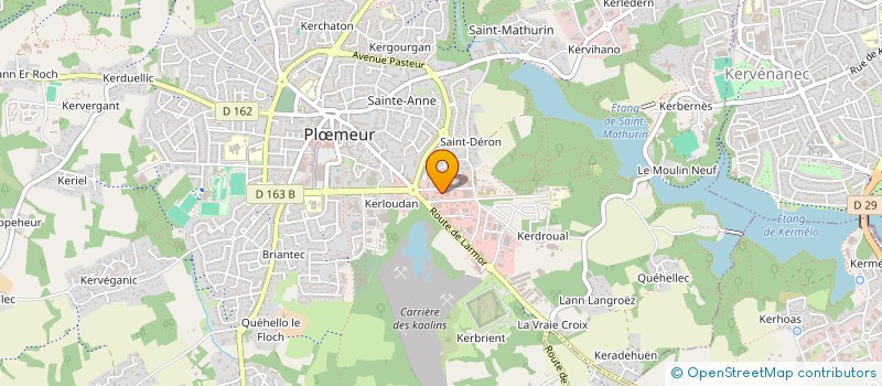 localisation de l'entreprise SCM MEDICALE JEAN MOULIN  PLOEMEUR