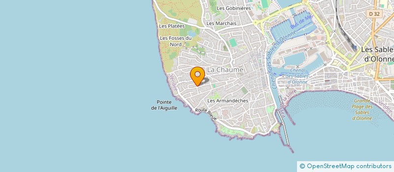 localisation de l'entreprise SCM MEDICALE LA PIRONNIERE à LES SABLES D'OLONNE