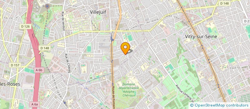 localisation de l'entreprise SCM MEDICALE LUISETTE  VILLEJUIF