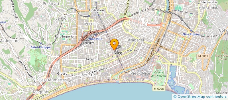 localisation de l'entreprise SCM MEDICALE RADIOLOGIQUE EUROPOLE à NICE