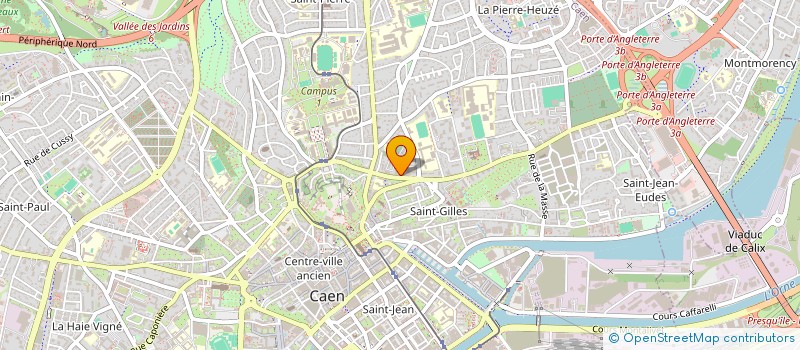 localisation de l'entreprise SCM MEDICALE SAINT GILLES à CAEN
