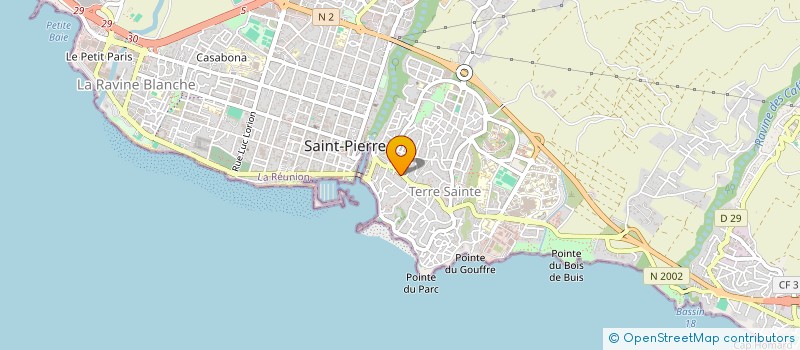 localisation de l'entreprise SCM MEDICALE TERRE DU SUD à SAINT-PIERRE
