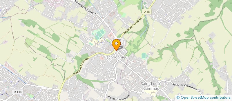 localisation de l'entreprise SCM MEDICIS  PECHBONNIEU