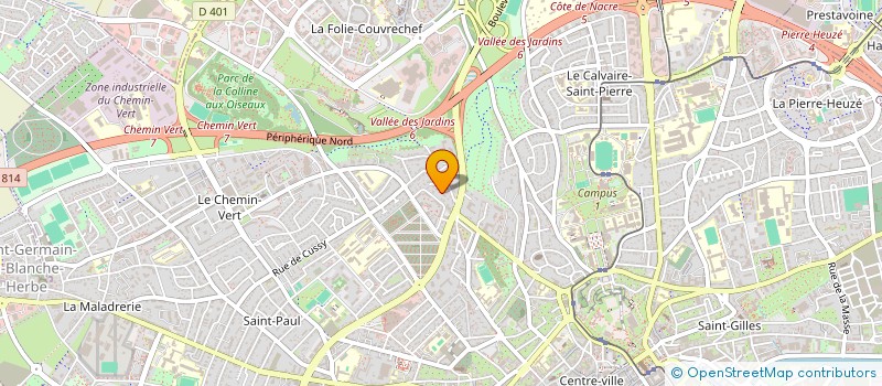localisation de l'entreprise SCM MEDICO-CHIRURGICAL OBSTETRICAL à CAEN