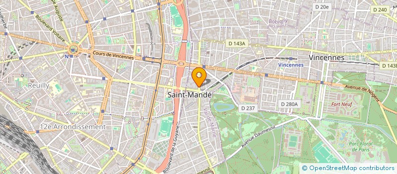 localisation de l'entreprise SCM MEDICO-DENTAIRE SAINT MANDE 30 à SAINT-MANDE