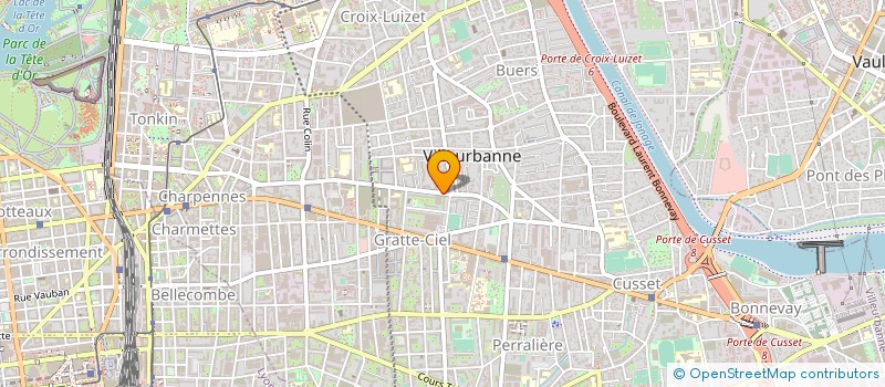 localisation de l'entreprise SCM MEDICONSULT 7/7  VILLEURBANNE