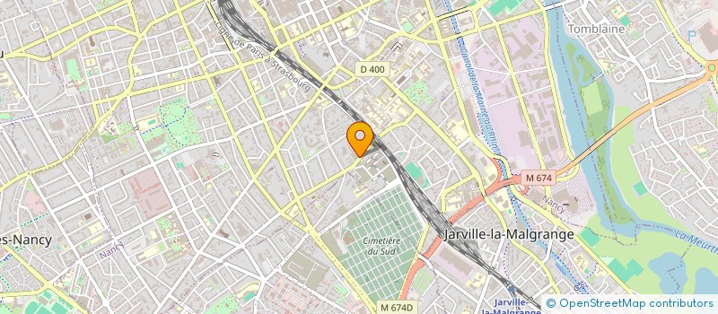 localisation de l'entreprise SCM MEDIKA à NANCY