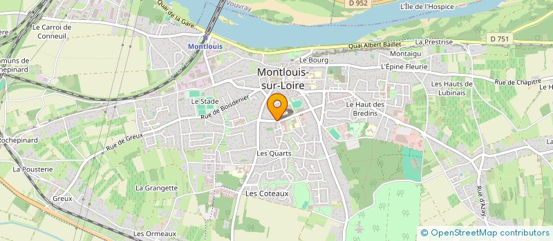 localisation de l'entreprise SCM MEDILIGERIENNE  MONTLOUIS-SUR-LOIRE