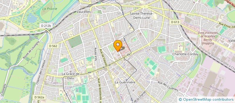 localisation de l'entreprise SCM MEDIPARC à CAEN