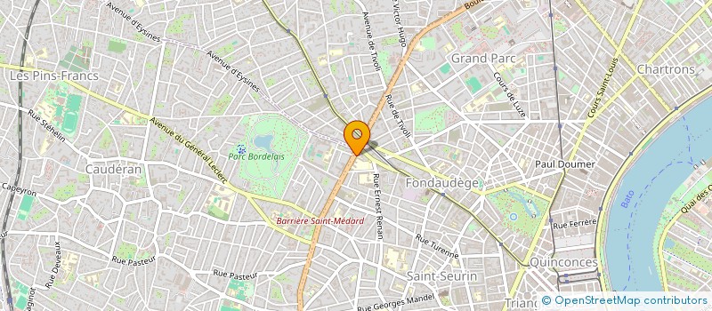 localisation de l'entreprise SCM MEDIWILSON à BORDEAUX