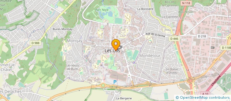 localisation de l'entreprise SCM MELBA à LES ULIS