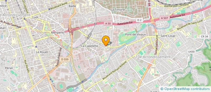 localisation de l'entreprise SCM MELEORTHO  MARSEILLE