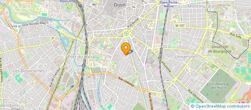 localisation de l'entreprise SCM MELIN CHRISTIAN - SERAINTHIERRY - DESOBRY.MOUDENNER MARTINE - MELIN DAVID à DIJON