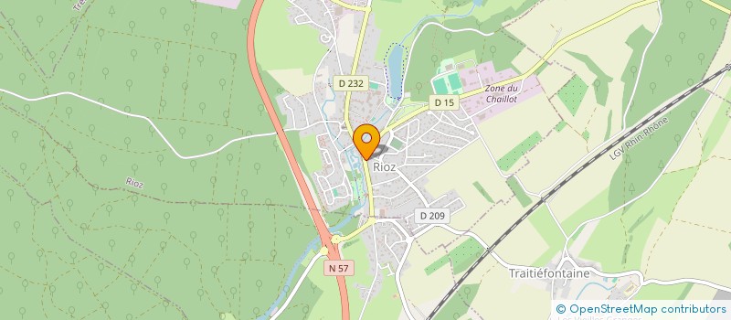 localisation de l'entreprise SCM MENIN CLAUDETTE  RIOZ