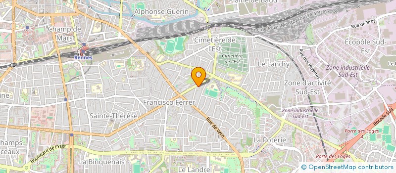 localisation de l'entreprise SCM MERCIER QUINTON LE GOFF  RENNES