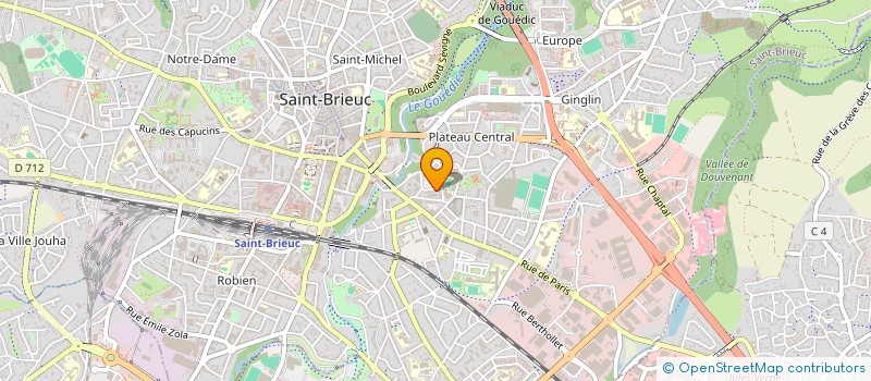 localisation de l'entreprise SCM MERELLE ET VAL à SAINT-BRIEUC