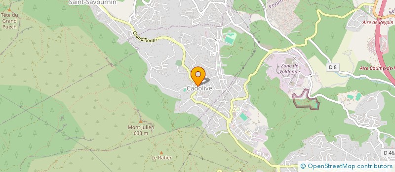 localisation de l'entreprise SCM MERIC ET THIERY  CADOLIVE