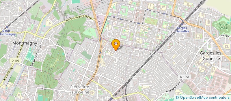 localisation de l'entreprise SCM MERMOZ à PIERREFITTE-SUR-SEINE