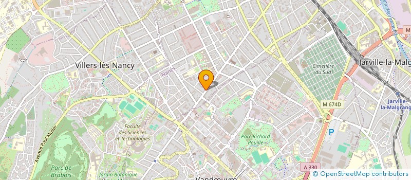localisation de l'entreprise SCM MESSIEURS SAINT-DENIS, POITOU, POUPARD à NANCY