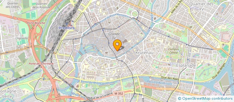 localisation de l'entreprise SCM MEYZAUD-WEBER à STRASBOURG