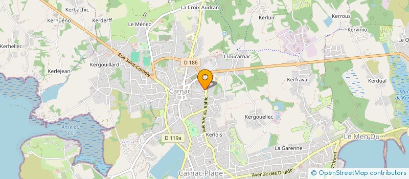 localisation de l'entreprise SCM MG CARNAC SANTE  CARNAC