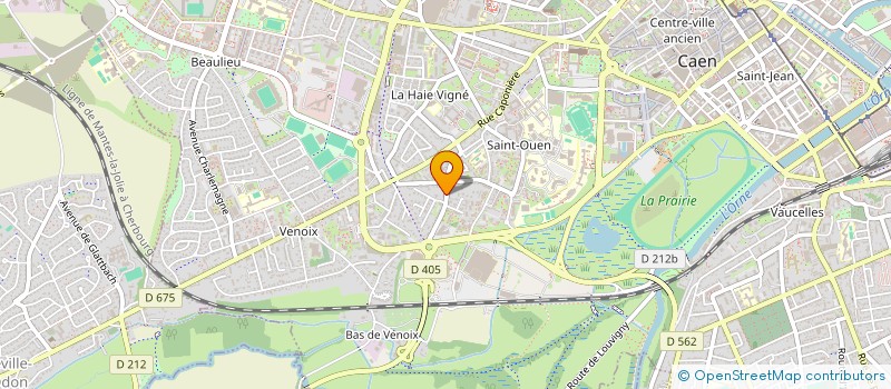 localisation de l'entreprise SCM MG DETOLLE à CAEN