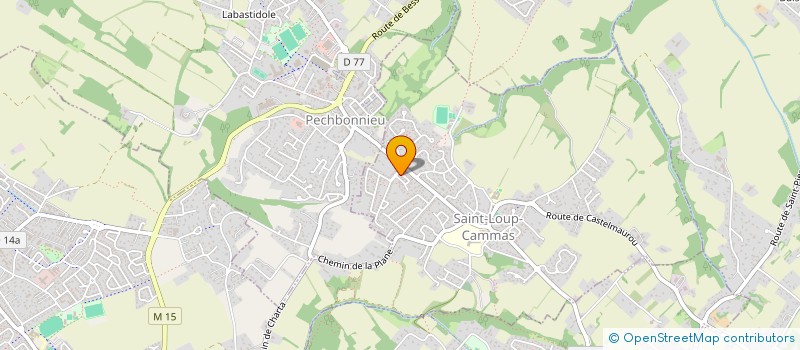 localisation de l'entreprise SCM MG SLC  SAINT-LOUP-CAMMAS