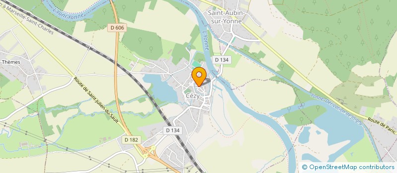 localisation de l'entreprise SCM MICHEL-LABARTHE-GUERIN  CEZY