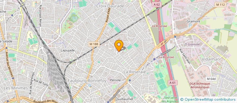 localisation de l'entreprise SCM MICHOUN  TOULOUSE