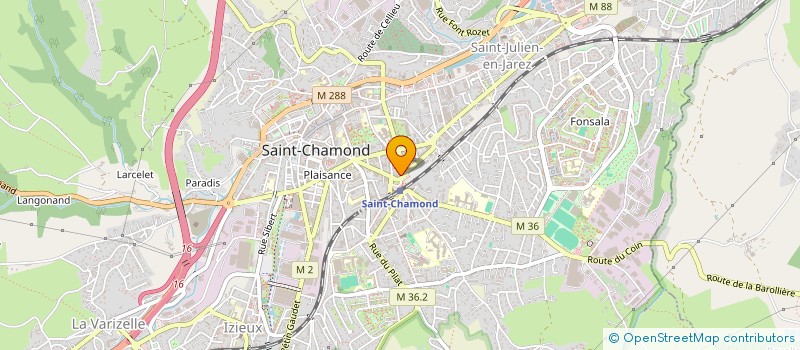 localisation de l'entreprise SCM MICROSCHMOLL à SAINT-CHAMOND