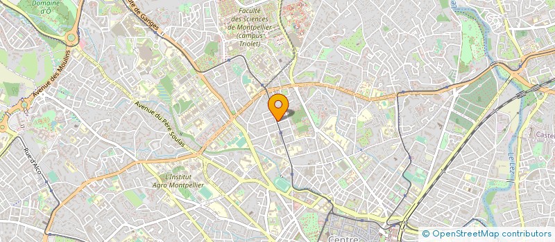 localisation de l'entreprise SCM MILLERET GARANDEAU ESCARMANT FERRAN à MONTPELLIER