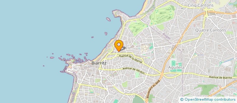 localisation de l'entreprise SCM MIRAMAR BTZ à BIARRITZ
